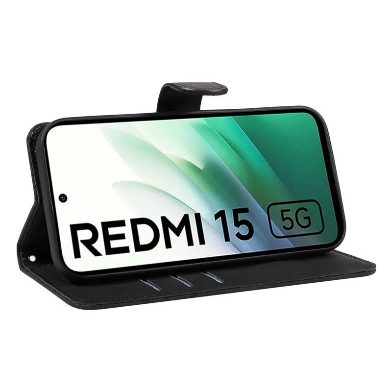 Фото Чехол для телефона Dream Line Flip 15 для Xiaomi Redmi 15 15c 14c 14r 13c 13 12 12c 10 10c 10a 9a 9c NFC 9T 5G Кошелек Кожаный чехол Сумки №4
