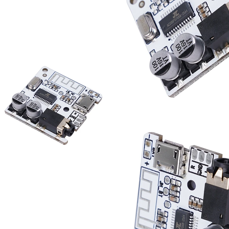

HFES Bluetooth Audio Receiver Board Bluetooth 5.0 Mp3 Lossless Decoder Board Wireless Stereo Music Module 3.7-5V,White