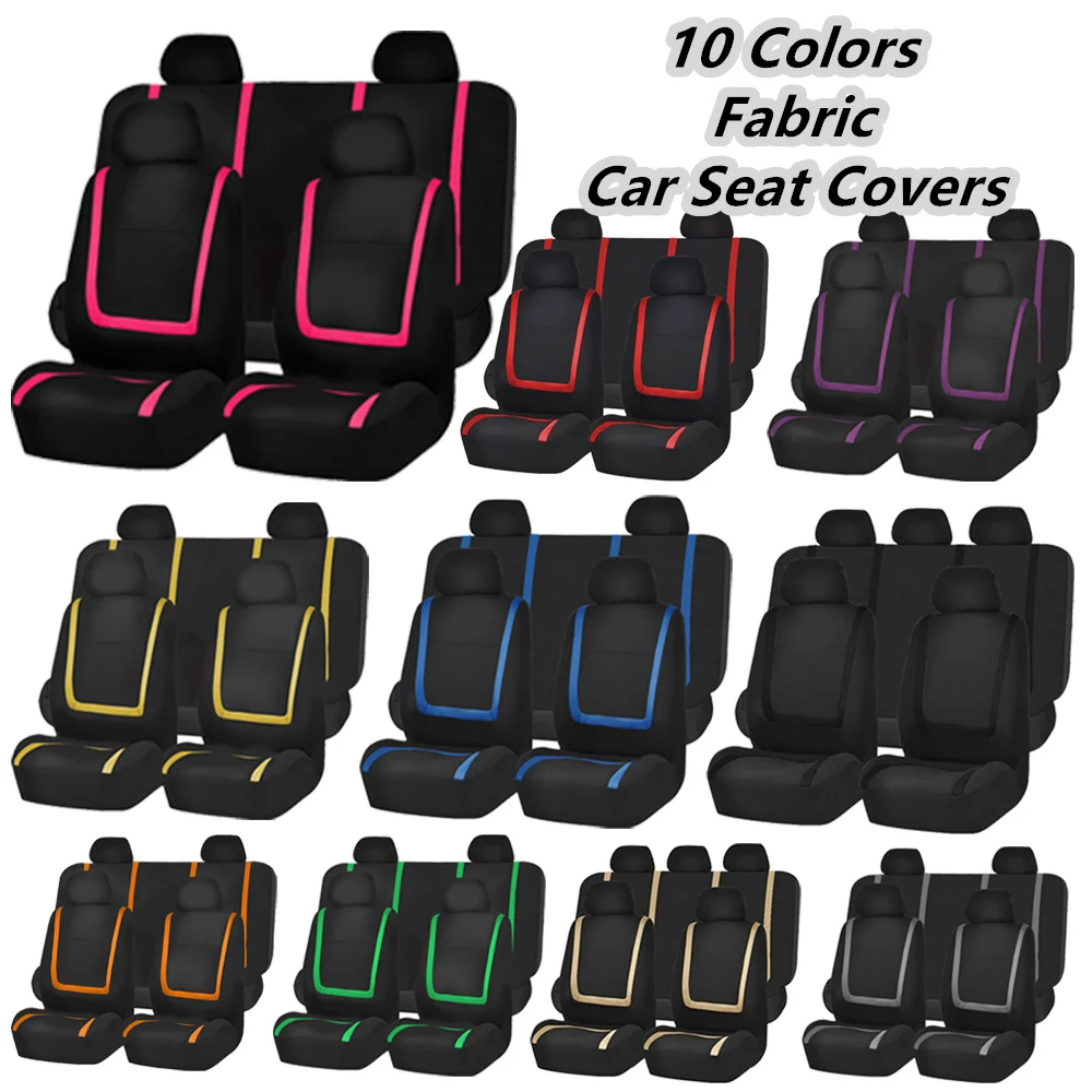 

Fabric Car Seat Covers For Chrysler 200 300 300C 300s grand voyager Pacifica PT Cruiser Sebring Town and Country Seat Cushion