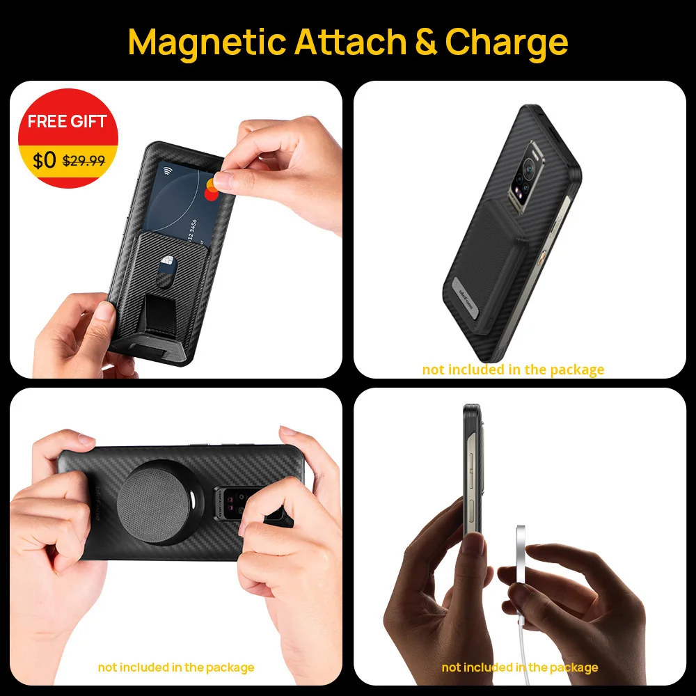 Ulefone Armor 17 Pro Rugged Smartphone Night Vision 8GB 256GB Helio G99 4G Mobile Phones 120Hz 108MP Android 12 NFC Global - купить по