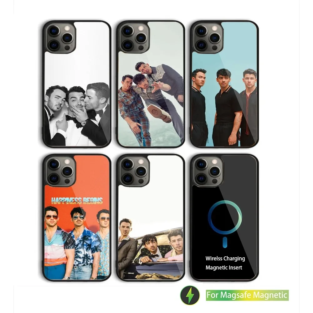 Чехол для телефона J-Jonas Band B-Brothers iPhone 15 14 13 12 11 Plus Pro Max Mini Magsafe магнитная