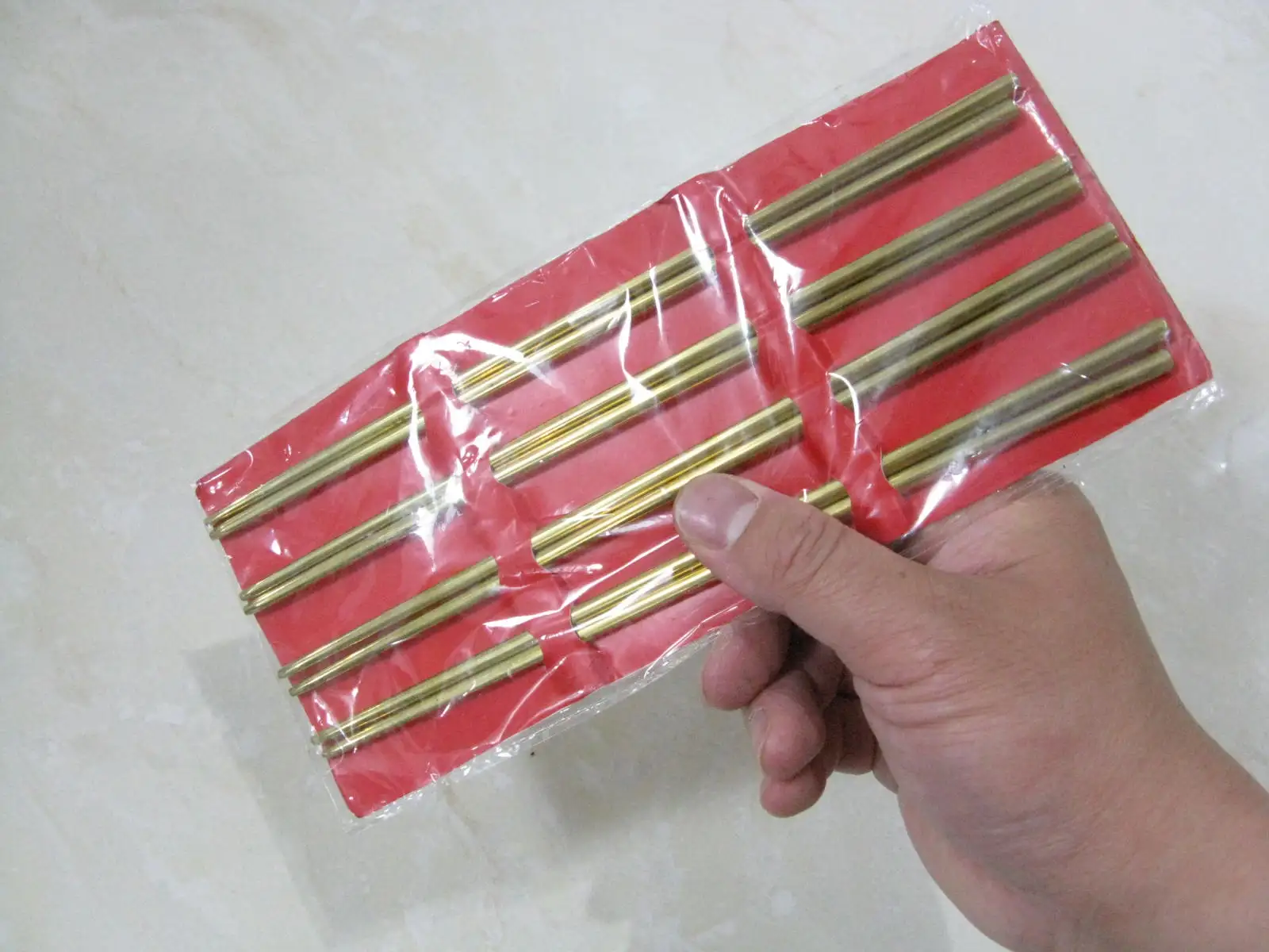 

Brass chopsticks (brought back from Korea)
