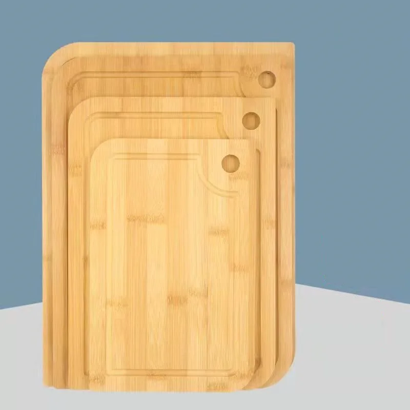 Бамбуковая разделочная доска с раковиной