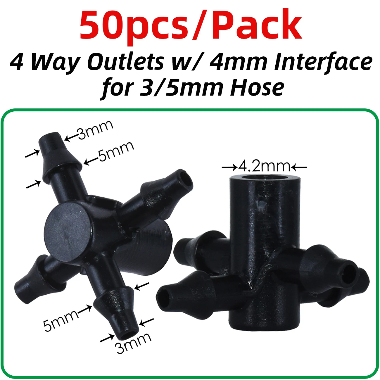 

SPR YCLE Муфты для шланга 50 шт. 4/7 мм 3/5 мм