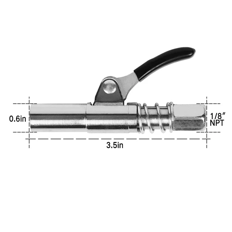 

Высоконапорный быстроразъемный смазочный соединитель NPTI/8 10000PSI