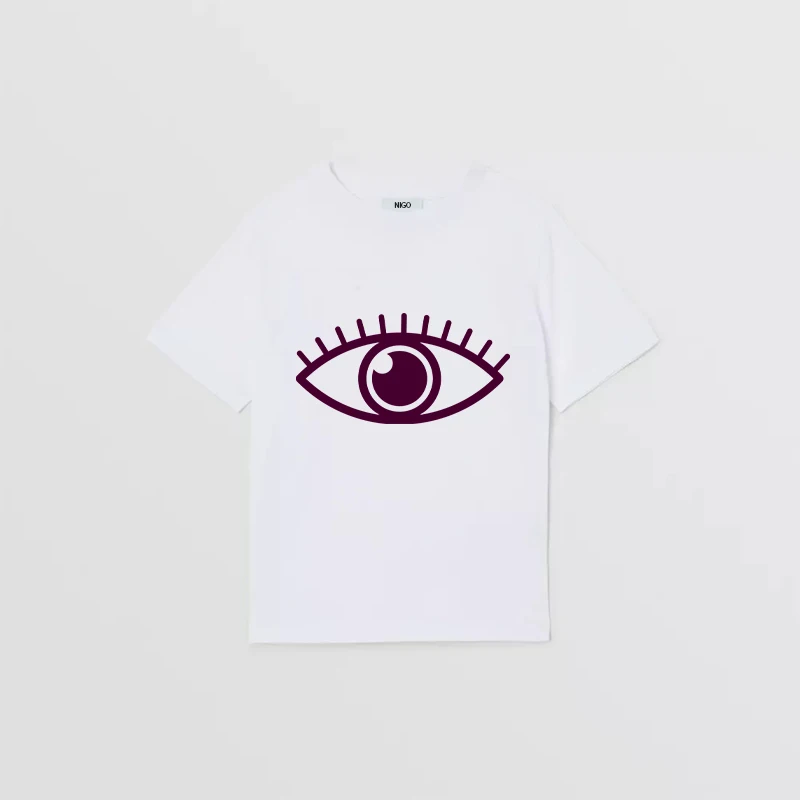 

NIGO Children's Summer Eyes Print Short Sleeve T-Shirt #nigo37241