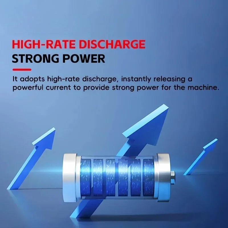 Фото Для аккумулятора Milwaukee M18 18V XC8.0AH/HD12.0Ah красного цвета, заменяющего 48‑11‑1850 M18B6, для беспроводной угловой шлифовальной машины, дрели, пилы и инструментов. №5