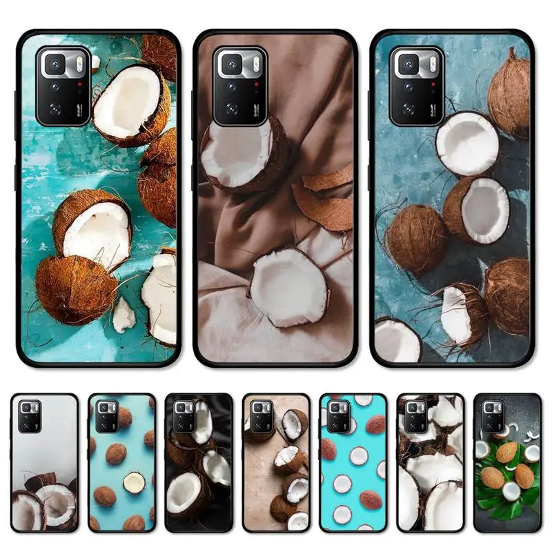

Fruit Coconut Phone Case for Redmi Note 8 7 9 4 6 pro max T X 5A 3 10 lite pro
