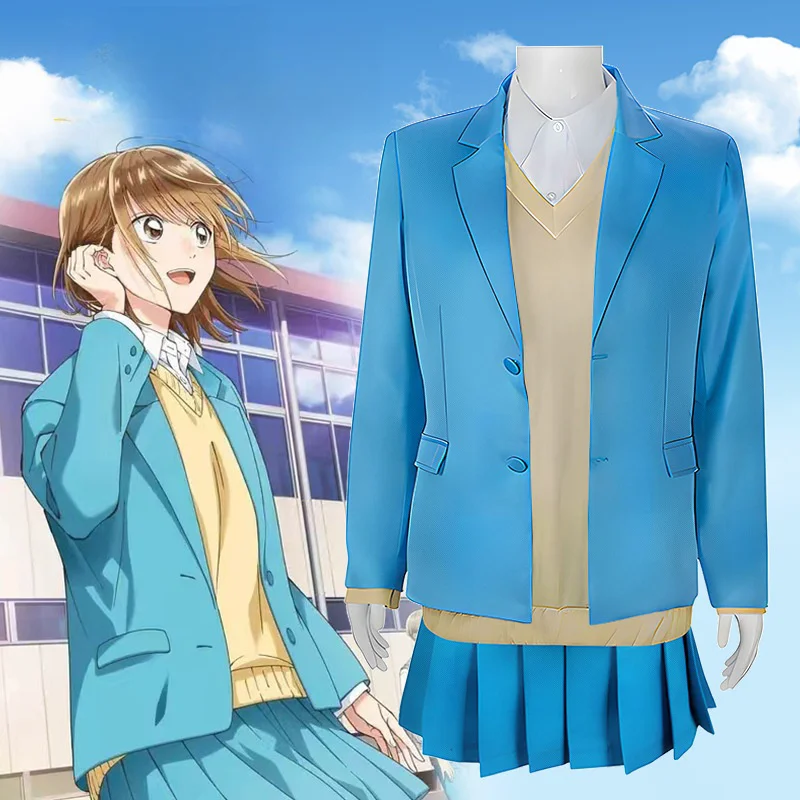 Anime Blue Box Chinatsu Kano Cosplay Costume Wig Sets Halloween Party Costumes