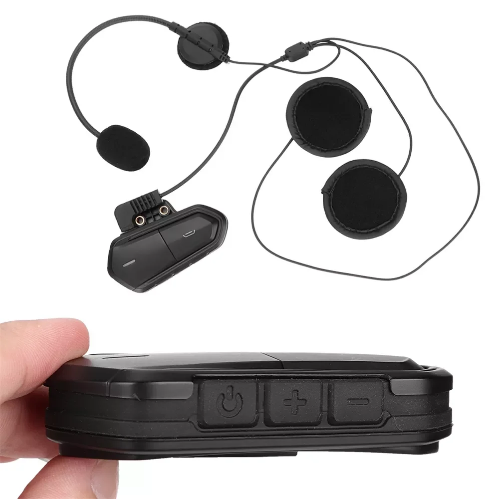 2.4GHz Motorcycle Helmet Stereo Wireless Bluetooth-Compatible 4.1 Headset Motorbike FM Radio Earphone With Mic Intercom