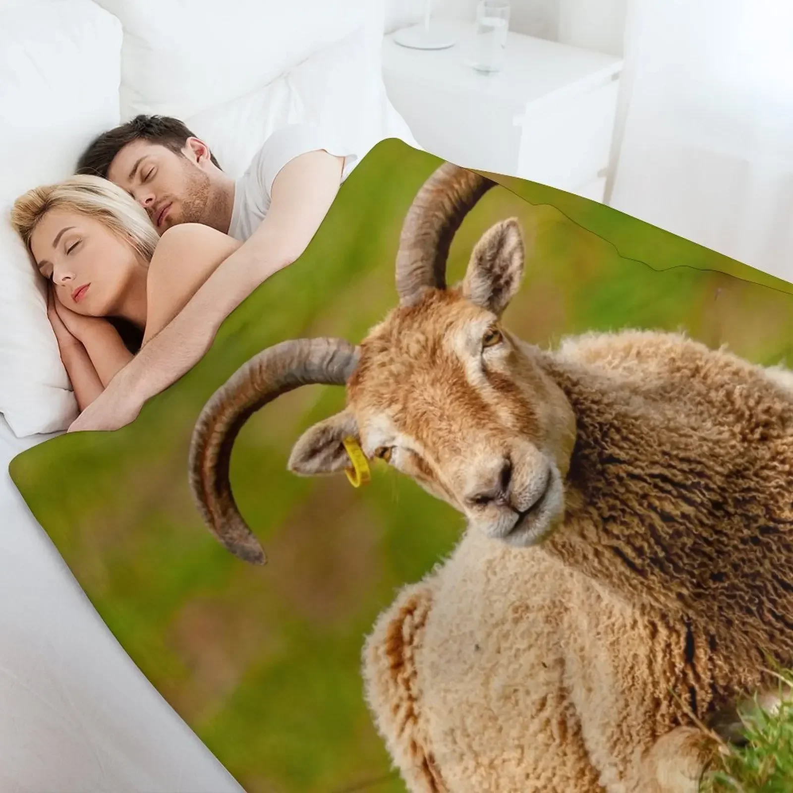 Одеяло Soay Sheep волосы летние аниме одеяла люксового бренда