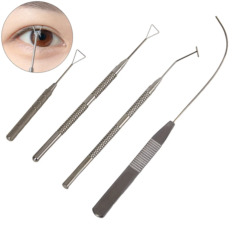 

Triangle Double Eyelid Designer Simulator U - Shaped Double Eyelid Embedding Tool Arc T - Shaped Design Ophthalmic Instrument