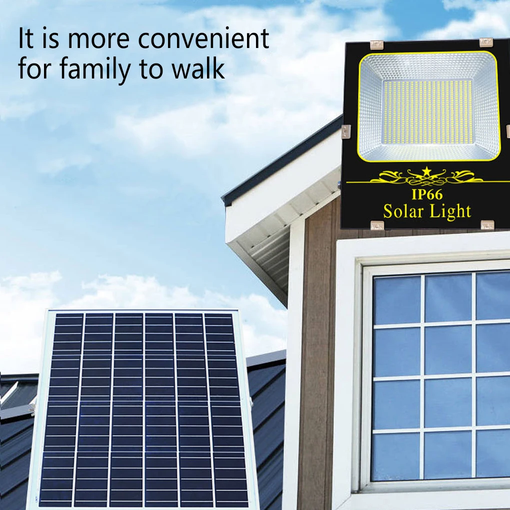 

Home Hotel IP66 Solar Powered Light Courtyard Patio Garden Wall Lamp Spotlight High Brightness Lighting Accessories 2200W