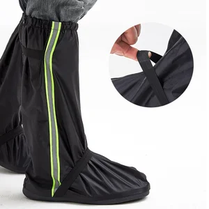 Men Women Shoes Cover Oxford Cloth Waterproof Rain Boots Thick Wear-Resistant Non-Slip Outdoor Travel Case Reusable Covers