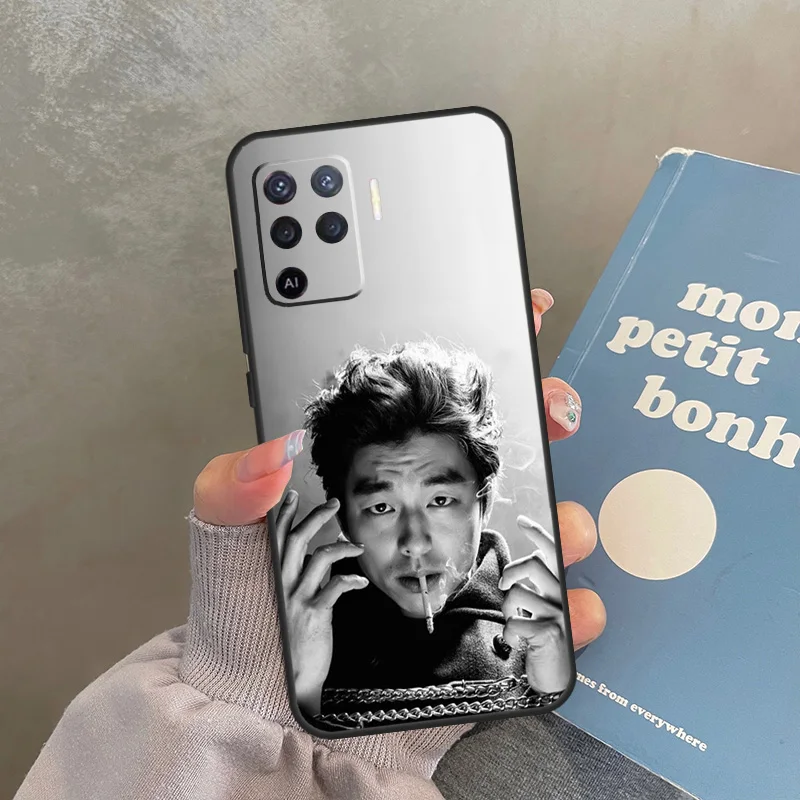 Чехол Kpop Gong Yoo для Oppo A40 A60 A80 A98 A78 A18 A38 A58 A16 A76 A96 A17 A77 A74 A94 A54 A57S A15 Cover