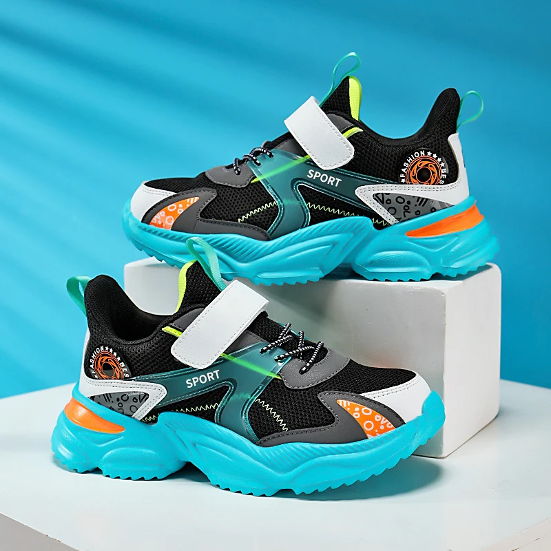 

KJEDGB Sneakers Kids Sports Shoes for Boys Fashion Casual Children Shoes Boy Running Girls Shoes Comfortable Chaussure Enfant