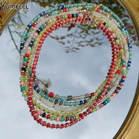 yumfeel fashion natural stone necklaces women boutique handmade jewelry bohemian colorful beaded chokers