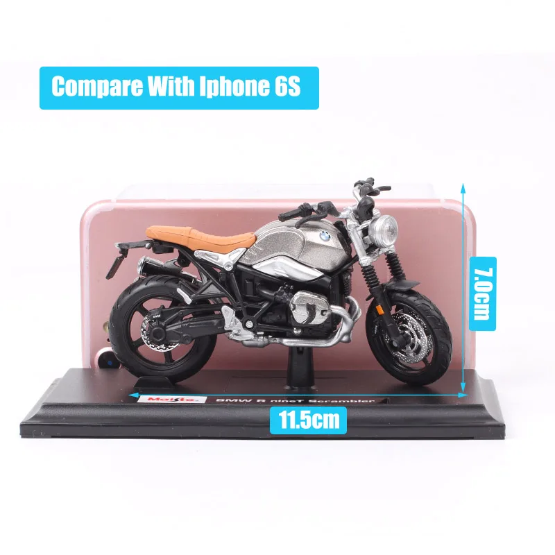 Масштаб 1:18 Maisto R NineT скремблер моторад Ретро родстер мотоциклист Литые и