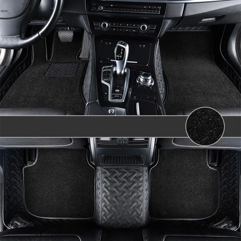 

High quality rugs! Custom special car floor mats for Nissan Rogue 2022 5 seats waterproof double layers carpets for Rogue 2023