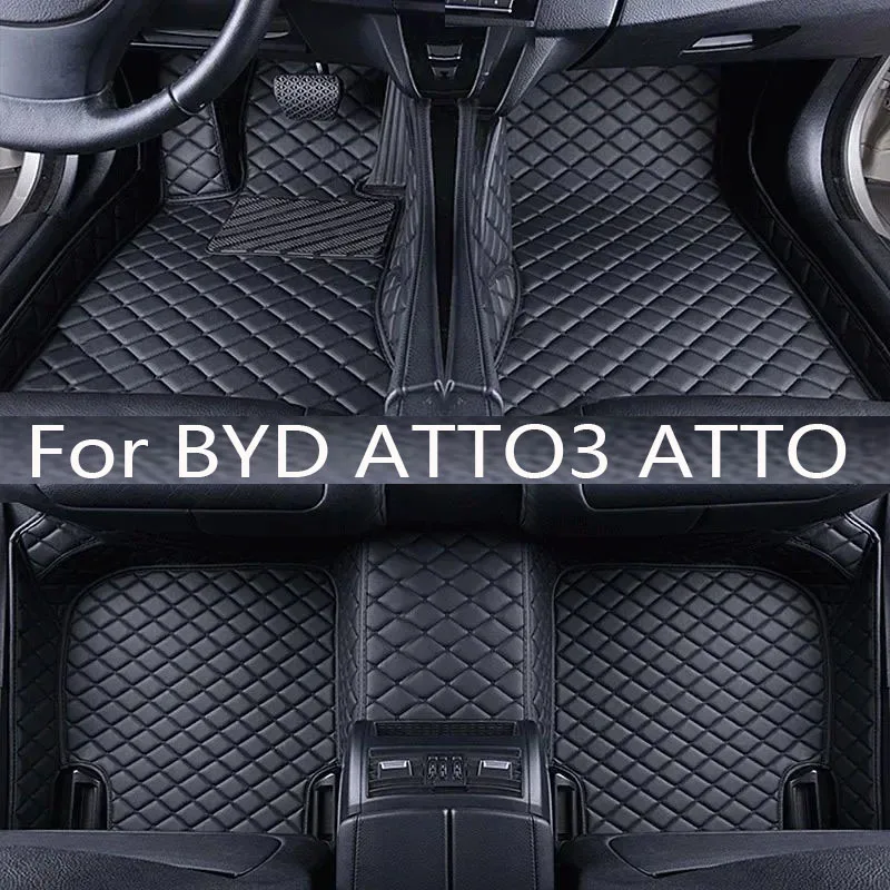 Коврики для автомобиля BYD ATTO3 ATTO 3 YUAN PLUS коврики багажника из ТПЭ 3D коврик ног без