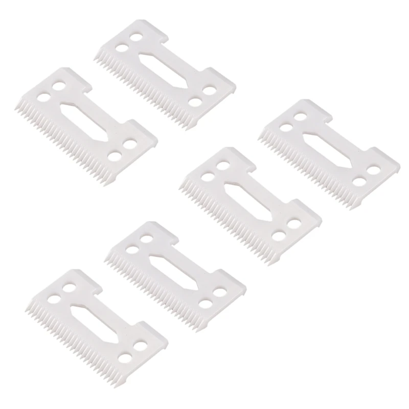 New 6Pcs 28 Teeth Zirconia Ceramic Clipper Blade for Wahl Senior Clipper