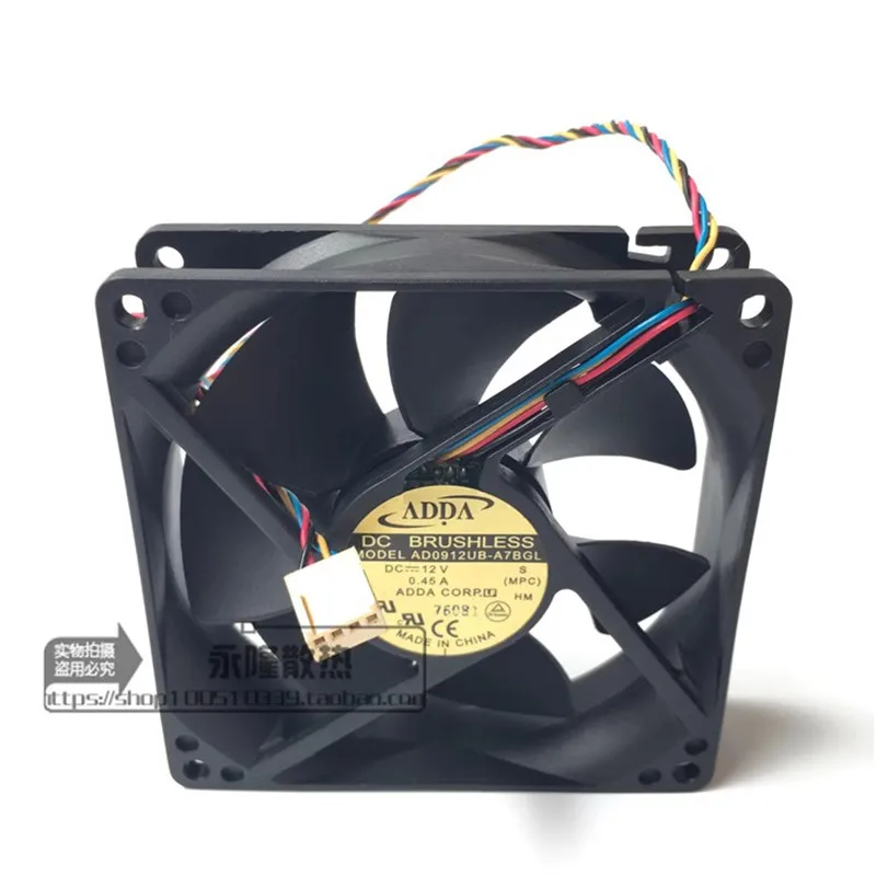 Оригинальный вентилятор охлаждения 12 В 0,45 а 90*90*25 мм 9 см