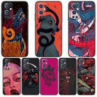 fashion girl cartoon beast for oneplus nord n100 n10 5g 9 8 pro 7 7pro case phone cover for oneplus 7 pro 17t 6t 5t 3t case