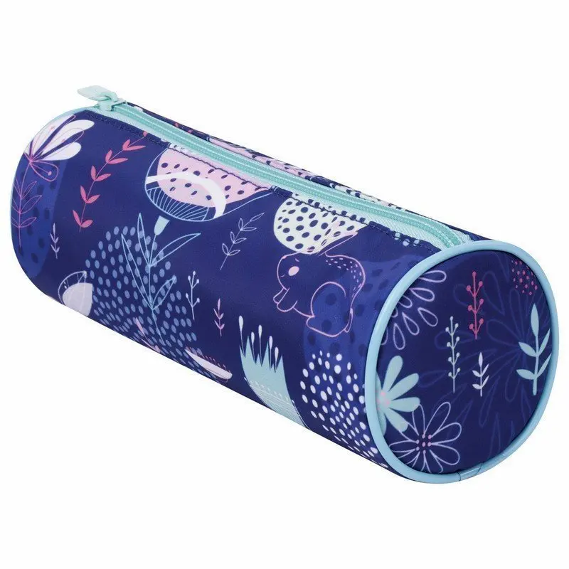 Пенал-тубус BRAUBERG с эффектом Soft Touch мягкий &quotRabbit&quot 22х8 см 229010 | Канцтовары для