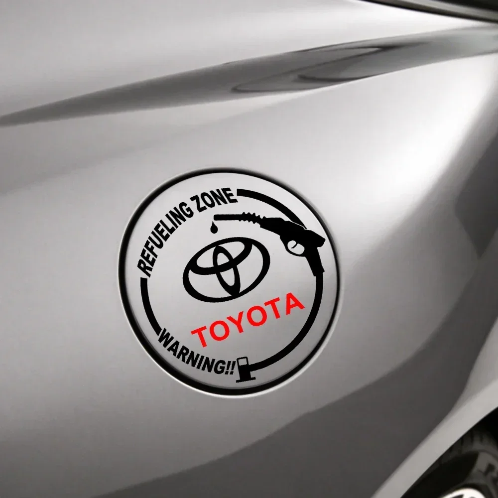 

1 шт. автомобильная наклейка на топливный бак, наклейка, аксессуары для стайлинга автомобилей для Toyota Corolla Yaris Rav4 Camry Avensis Auris C-hr 86 Prius