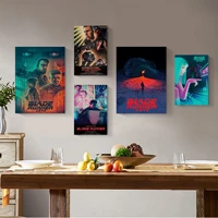 movie blade runner anime posters kraft paper sticker home bar cafe stickers wall painting