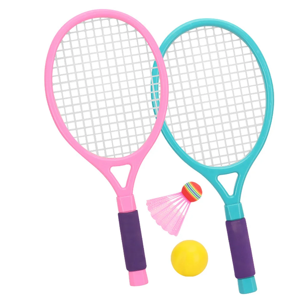 

Ракетка для бадминтона, игрушки для родителей и детей, детские теннисные ракетки с мячиками и спортивным комплектом для крикета для малышей