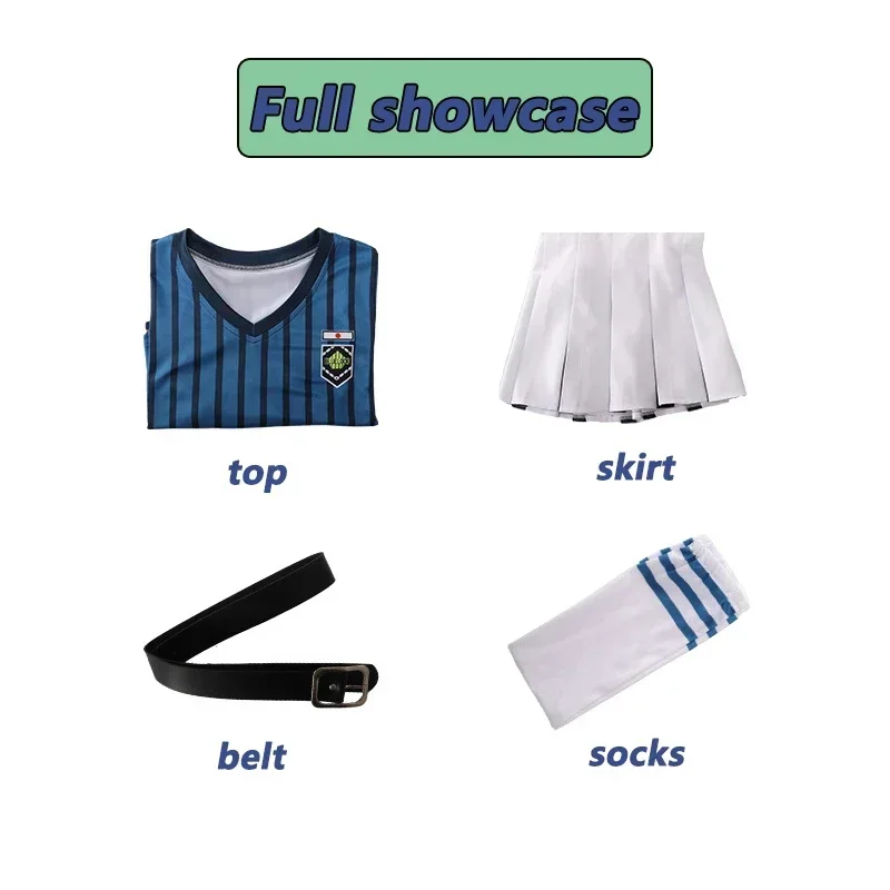 Косплей костюм Anri Teieri из аниме Blue Lock для женщин