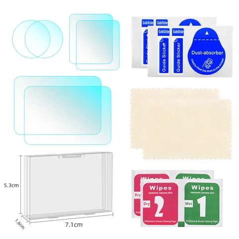 Защитная пленка Flymile для камеры DJI Osmo Action 5 Pro, крышка экрана HD, ультратонкая и чувствительная, аксессуар для спортивной камеры