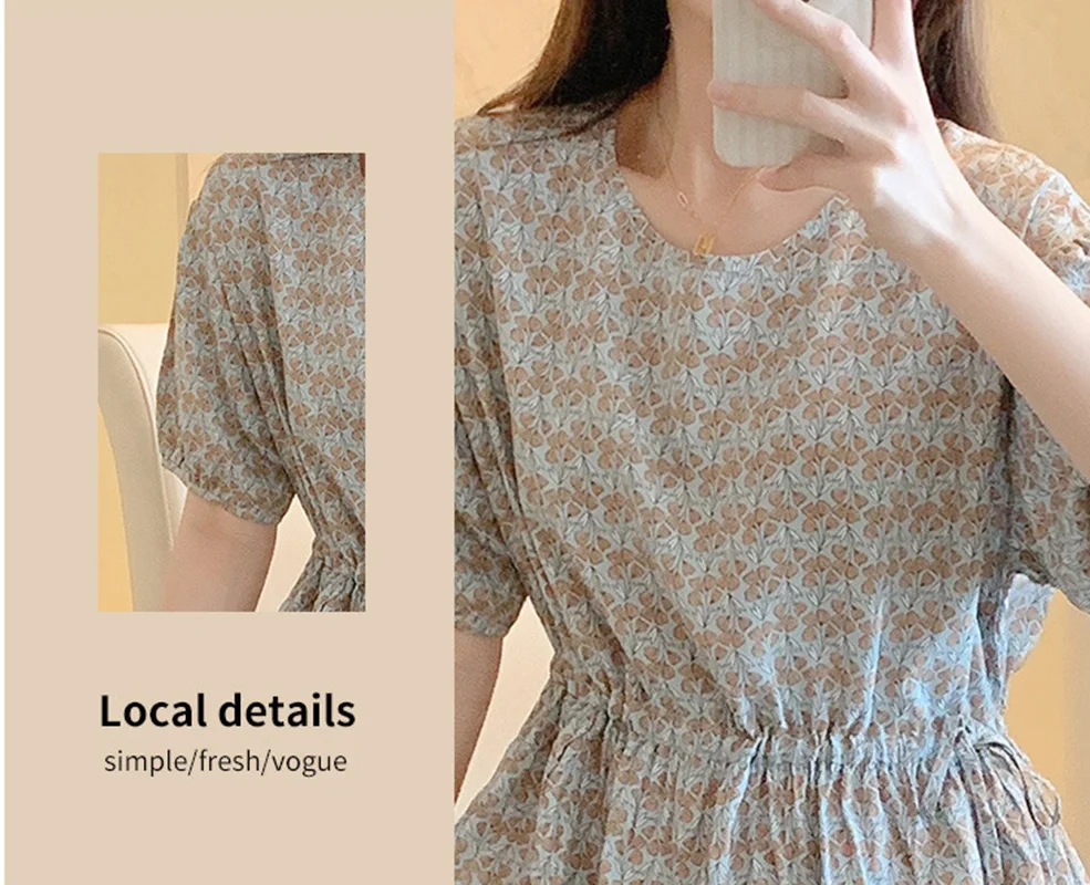 Thin Loose Round Neck Short Sleeve Attractive Women's Nightwear Summer Pajamas Nightgowns Big Size Women's Clothing Sleepwear