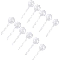 11pcs clear automatic watering bulbs watering globes device plastic balls for plants vacation houseplant plant pot
