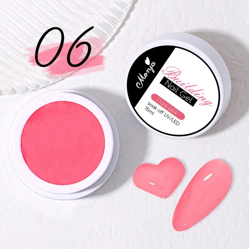 

Красивый однотонный клей для ногтей удобный клей для наращивания ногтей яркий цвет антипригарный для рук твердый гель для наращивания ногтей стойкий эффект