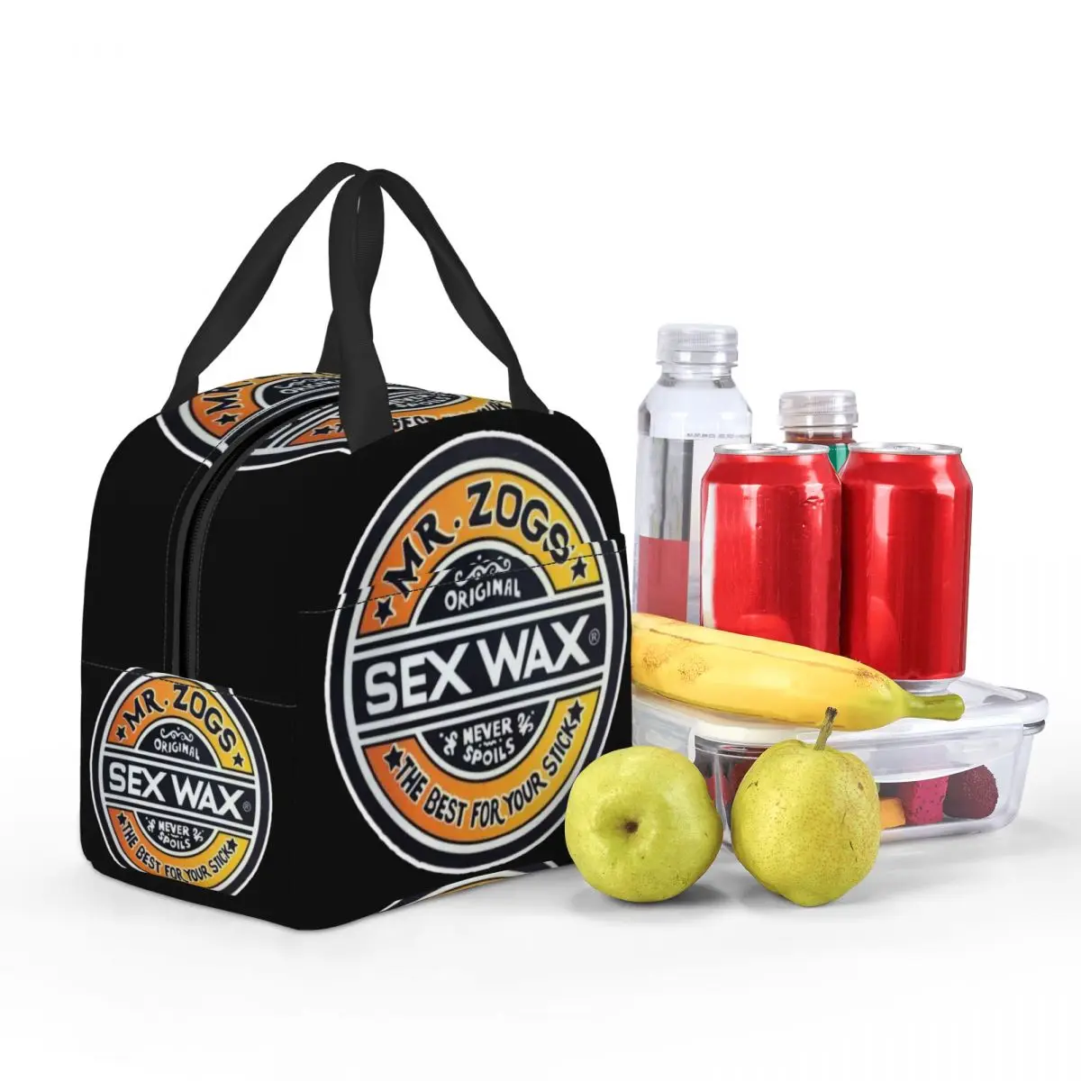 Пользовательские Mr Zogs Surfing секс-восковая изолированная сумка для обеда кемпинга