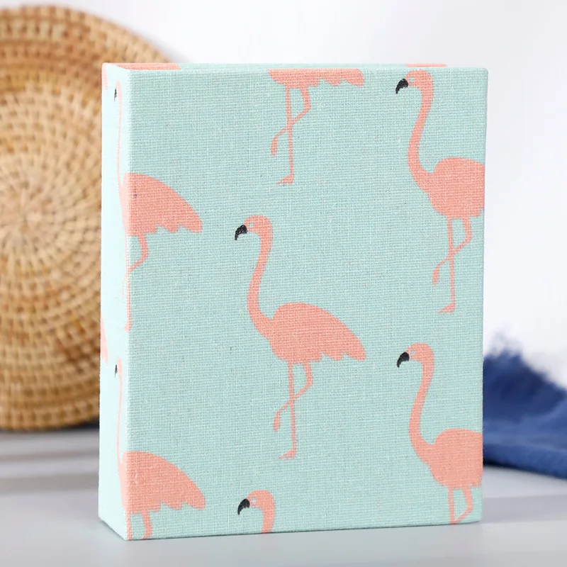 

6-дюймовый тканевый фотоальбом с 100 карманами, рамка для хранения фотографий для детей, подарок, скрапбукинг, чехол для фотоальбома