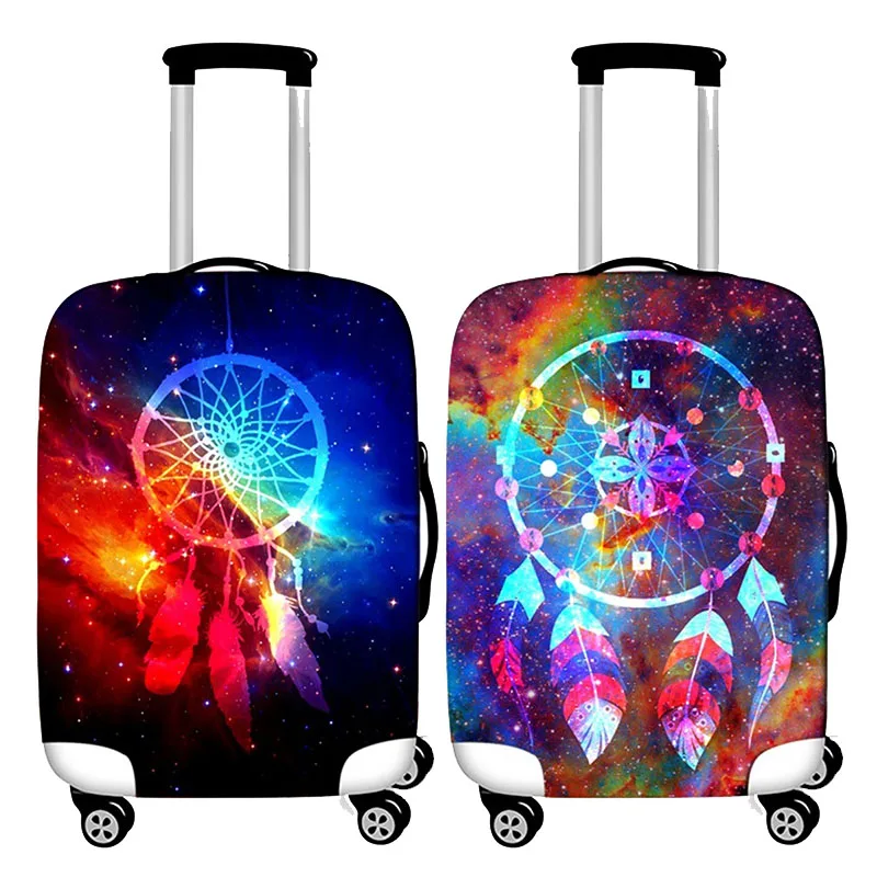 Fashion Flowers Luggage Protctive Cover 19-32 Inch Trolley Case Cover Travel Accessories Stretch Cloth Suitcase Protctive Cover