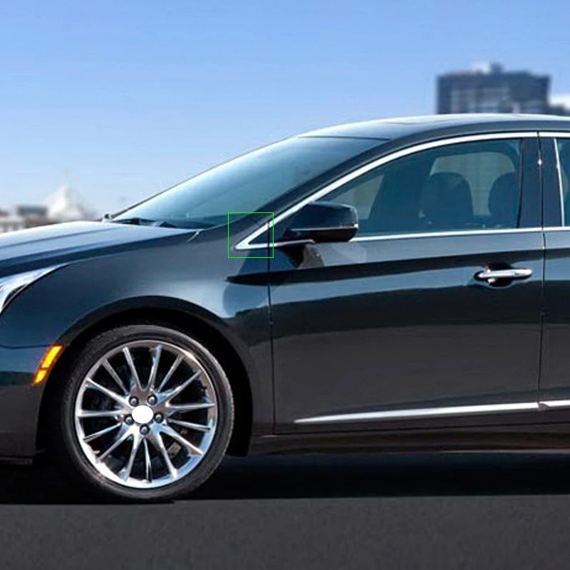 Новинка 2 шт. переднее зеркальное Угловое треугольное крыло молдинговая отделка