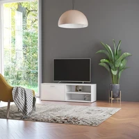white tv cabinet 120x34x37 cm agglomerated