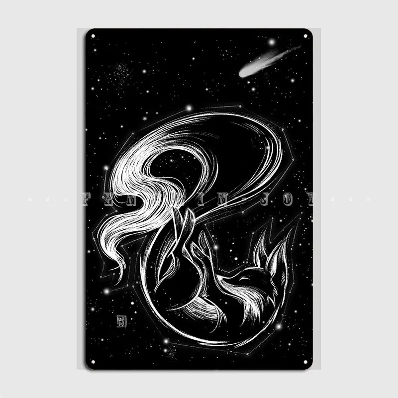 

Звездная лиса, металлический знак, настенная пещера, паб, гараж, винтажные жестяные пластинки Sign, плакаты