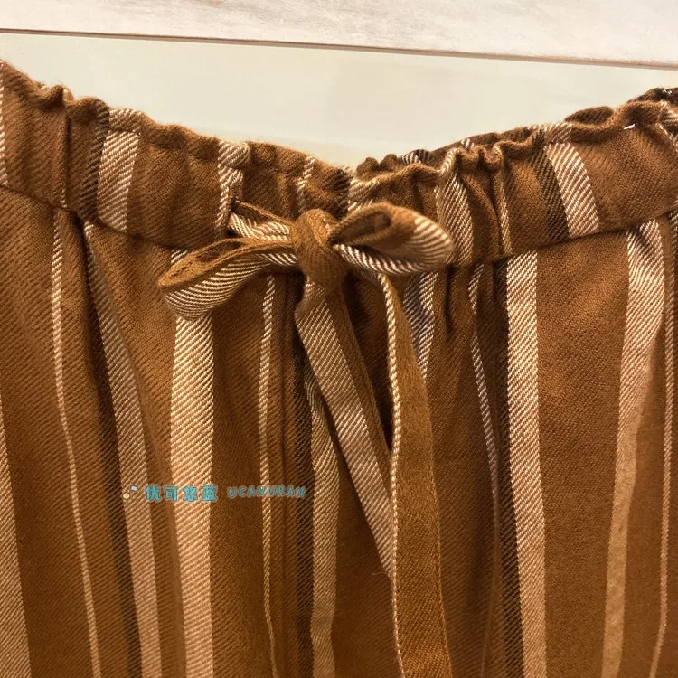 Japan Pique Original Cotton Striped Sanding Fabric Pajamas Long Sleep Wear No Gender Classic GP Lounge wear