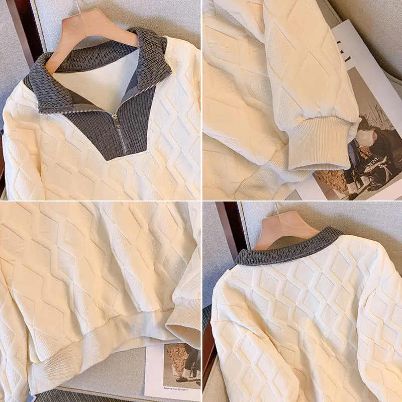 Рисунок 5 - Женский простой свитер-поло в Корейском стиле