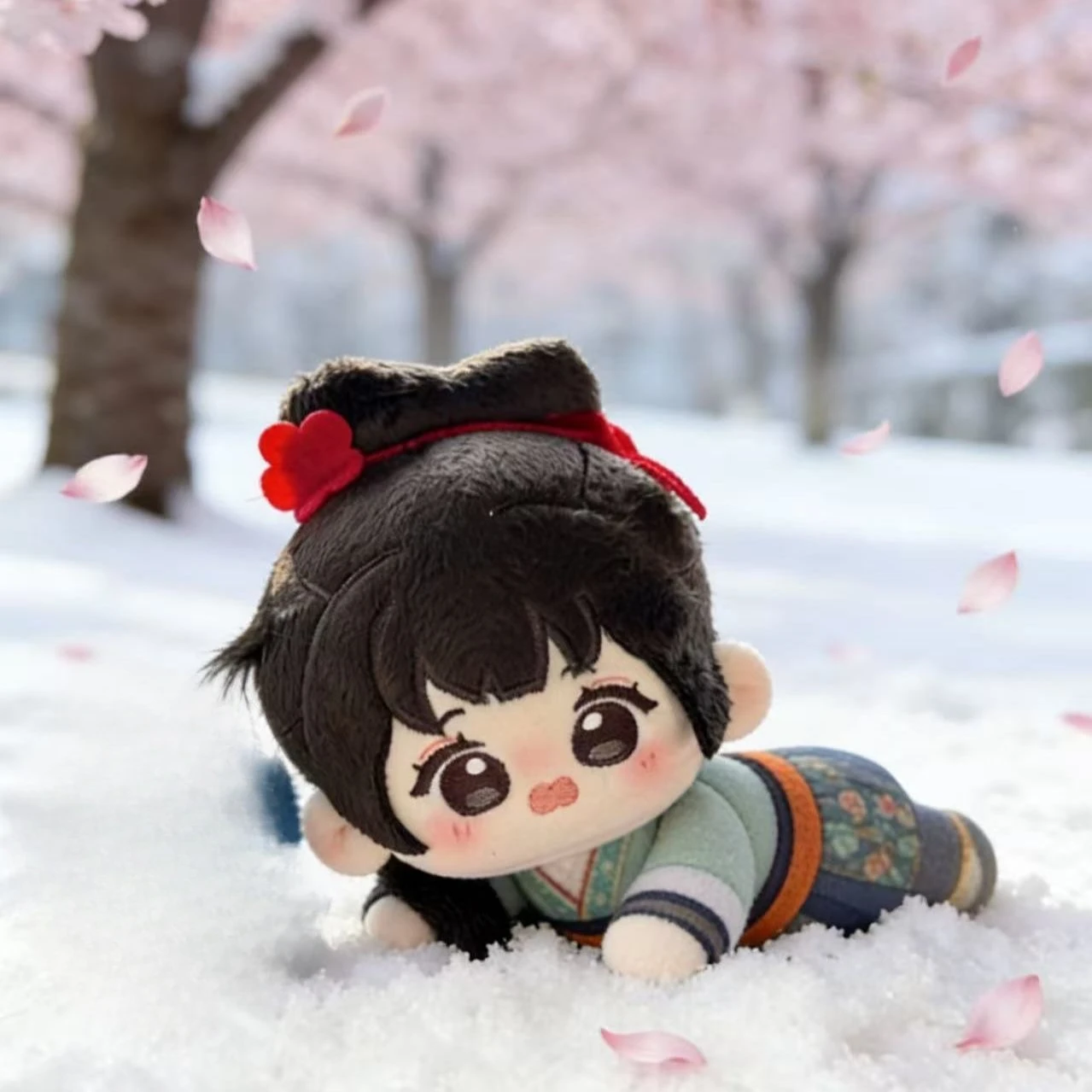 Фото Оригинальная плюшевая кукла-подвеска Zhuyu Fan Changyu 10 см для косплея, хлопковая игрушка-брелок №2