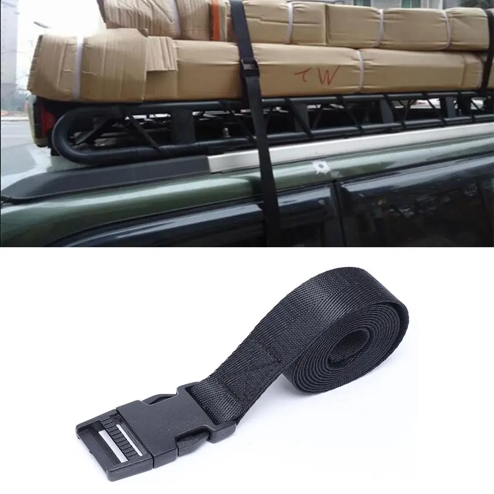 

5M*25mm Car Tension Rope Tie Down Strap Strong Ratchet Belt Luggage Bag Cargo Lashing With Metal Buckle Tow Rope Tensioner