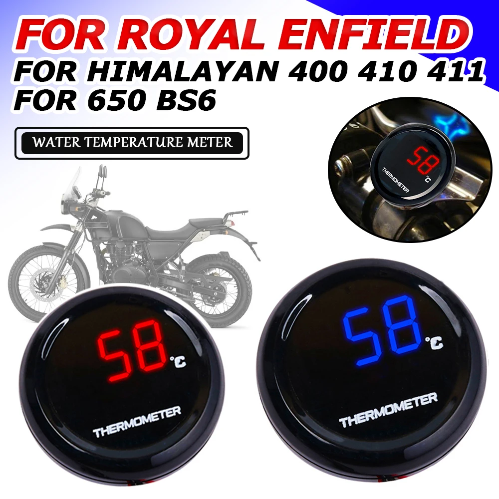 

Аксессуары для мотоциклов Royal Enfield 400 410 411 650 BS6, измеритель температуры воды KOSO, цифровой Круглый измеритель температуры