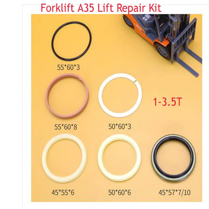 Forklift Cylinder Oil Seal Hangcha Jianghuai Tai Lifu Lift Tilt  Steering Horizontal Cylinder Repair Kit For Hangzhou Forklift