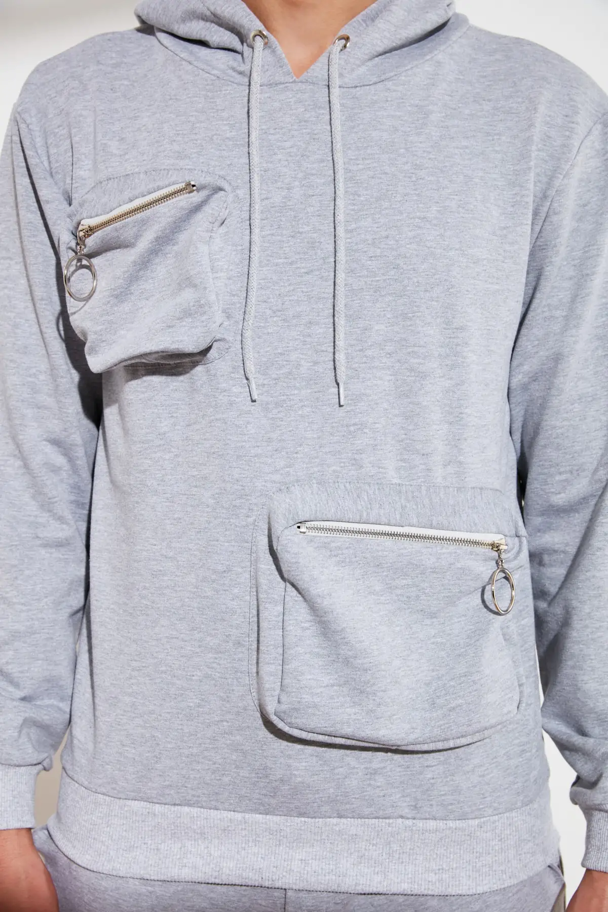 

Trendyol Male Top Oversize Bottom Regular Fit Tracksuit Team TMNSS21EM0036