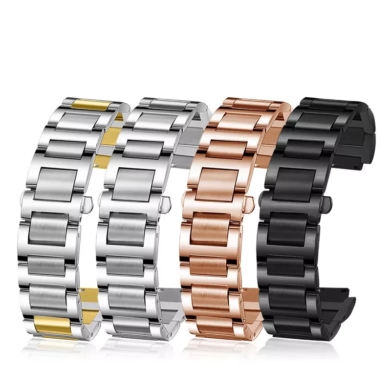 stainless steel lug end watchband for C-artier Ballon Bleu series 20*12mm 18*11mm 14*8mm W6920046 straps women's men's b